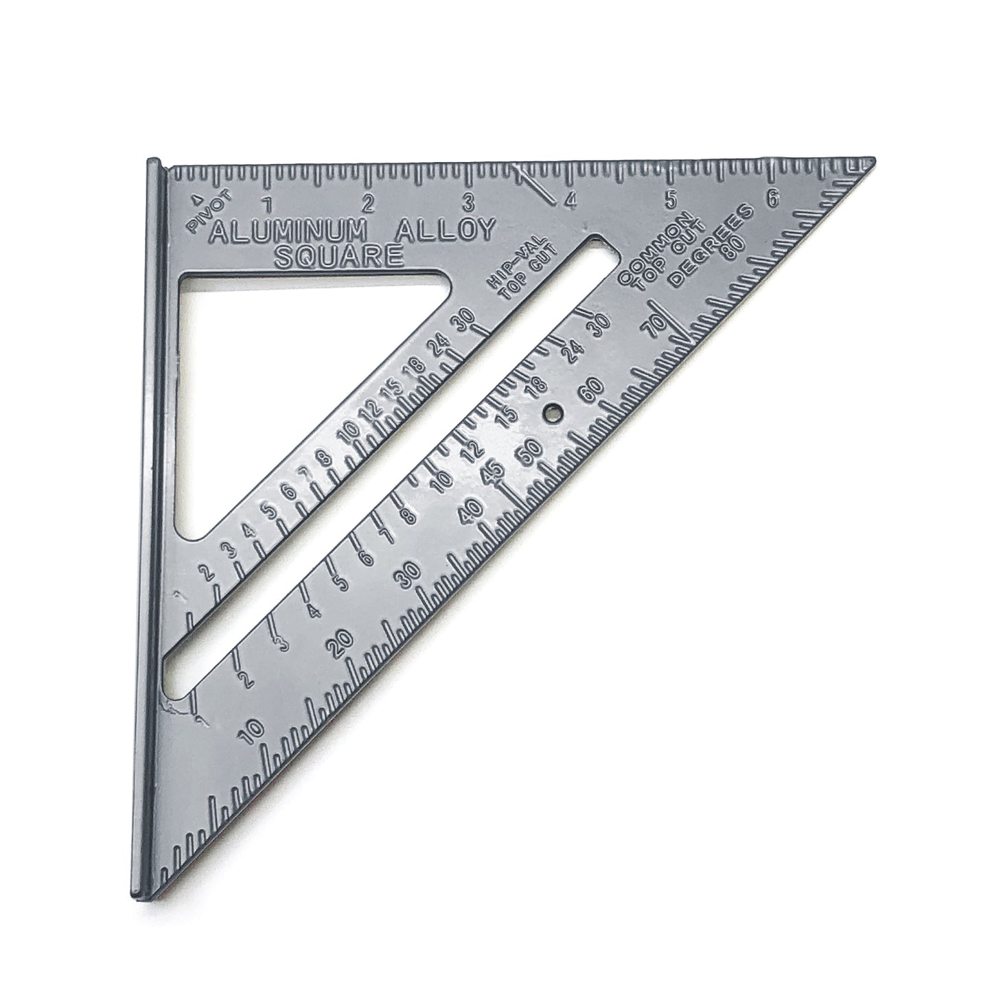WEITARI® Carpenter Square, 7-inch Aluminum Square Carpenter Triangle Square Pressional Easy-Read Layout Tool framing Square (Aluminum)