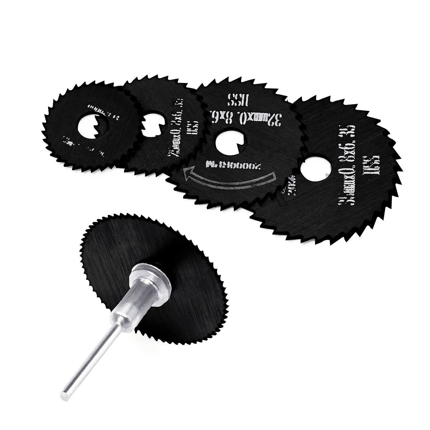 WEITARI 7pcs HSS Steel Circular Saw Blades Cutting Discs Cut-Off Wheel Blades Set for Rotary Tool
