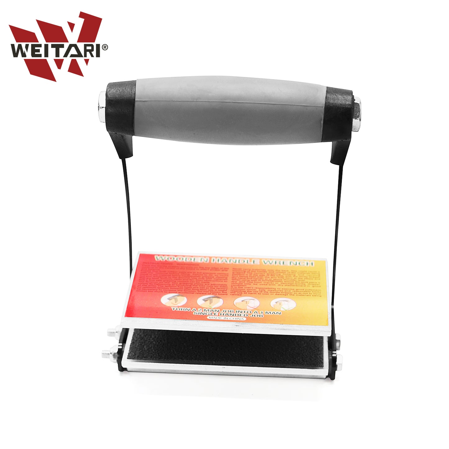 Elevador de panel de abrazadera de fácil agarre