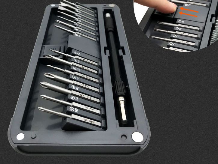 WEITARI Precision Screwdriver Set, 30 in 1 Mini Screwdriver, Screwdriver Bit Sets, Multifunction Precision Screwdriver Kit, Repair Tool Kit for Electronics, Computer, Eyeglass, Phone, Watch