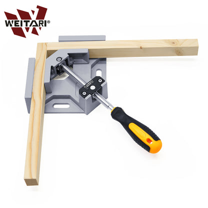 WEITARI® Right Angle Clamp, Aluminium Single Handle 90 Degree Corner Clip with Adjustable Swing Jaw Alloy Woodworking, Photo Framing, Welding and Framing