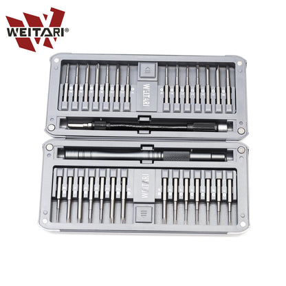 WEITARI Precision Screwdriver Set, 30 in 1 Mini Screwdriver, Screwdriver Bit Sets, Multifunction Precision Screwdriver Kit, Repair Tool Kit for Electronics, Computer, Eyeglass, Phone, Watch