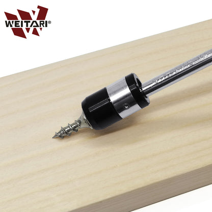 WEITARI® 3pcs Small Screws Magnetize Drivers, Universal 21mm Removable Magnetizer Ring Magnetic Steel Screwdriver Bit