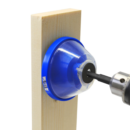 WEITARI® 2Pcs Drill Dust Collector,Drywall Dust Collector, Drill Dust Collector for Electric Hammer and Drill, Hole Saw Dust Bowl, Shockproof Dust Catcher with Sealing Cover & Anti-Skid Sponge