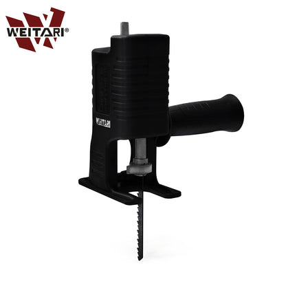 WEITARI® Electric Drill to Reciprocating Saw Adapter Chainsaw Conversion Head Saw Blades Handle Kit,Power Hand Saw Drill Attachment, Jig Saw Attachment,Drill Saw Attachment