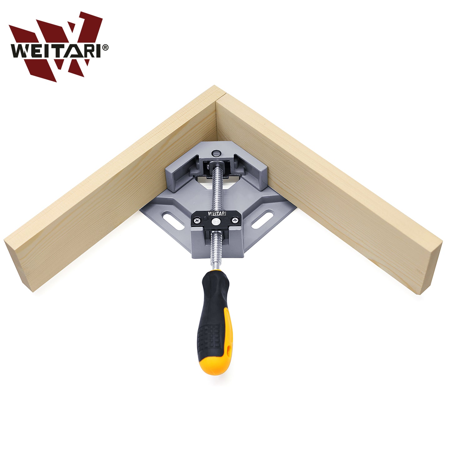 WEITARI® Right Angle Clamp, Aluminium Single Handle 90 Degree Corner Clip with Adjustable Swing Jaw Alloy Woodworking, Photo Framing, Welding and Framing