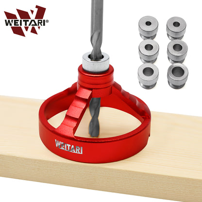 WEITARI® Drill Press Guide Jig,6/7/8/9/10mm Drill Bushings Vertical Hole Woodworking for Electric Power Hand Drill