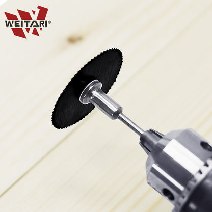 WEITARI 7pcs HSS Steel Circular Saw Blades Cutting Discs Cut-Off Wheel Blades Set for Rotary Tool