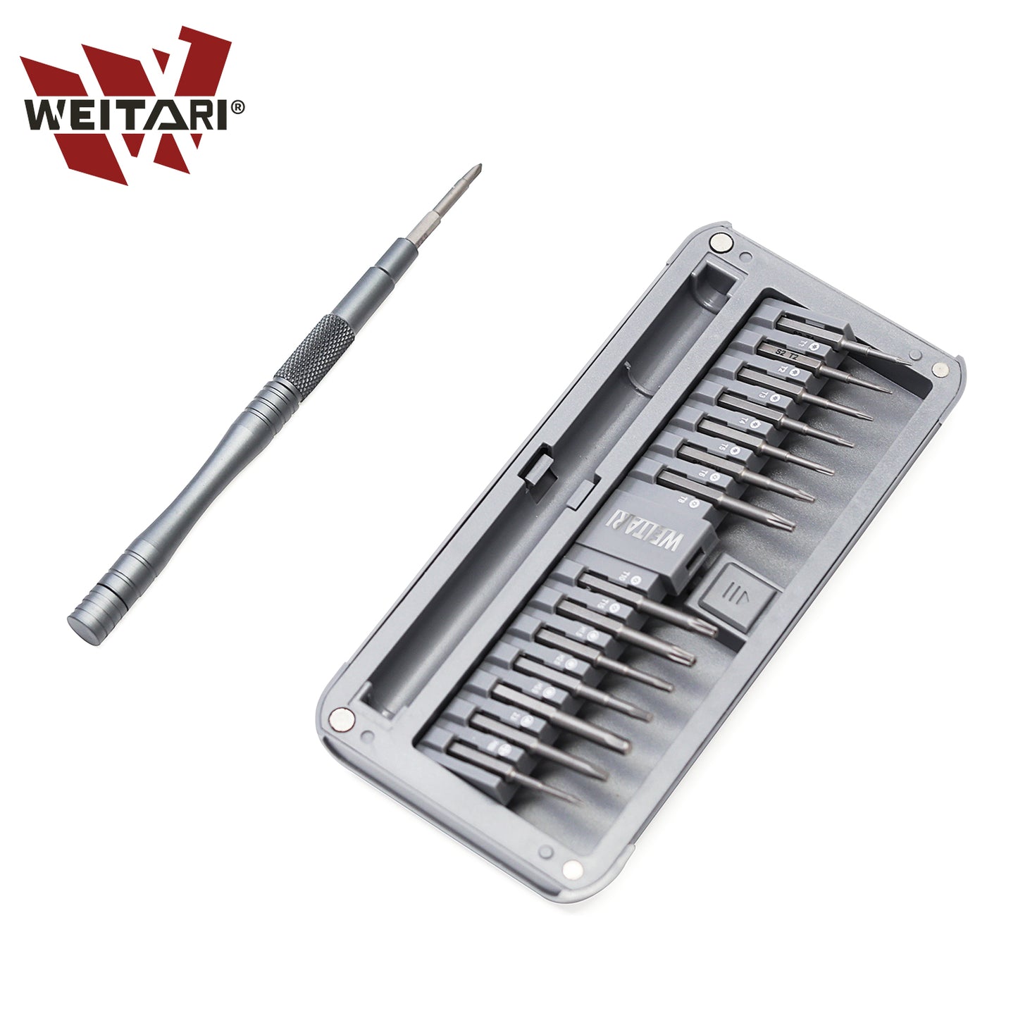WEITARI Precision Screwdriver Set, 30 in 1 Mini Screwdriver, Screwdriver Bit Sets, Multifunction Precision Screwdriver Kit, Repair Tool Kit for Electronics, Computer, Eyeglass, Phone, Watch