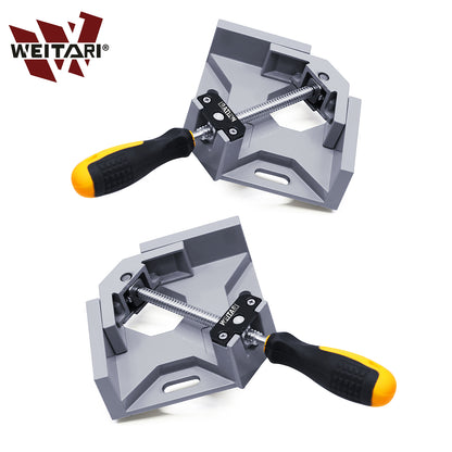 WEITARI® Right Angle Clamp, Aluminium Single Handle 90 Degree Corner Clip with Adjustable Swing Jaw Alloy Woodworking, Photo Framing, Welding and Framing