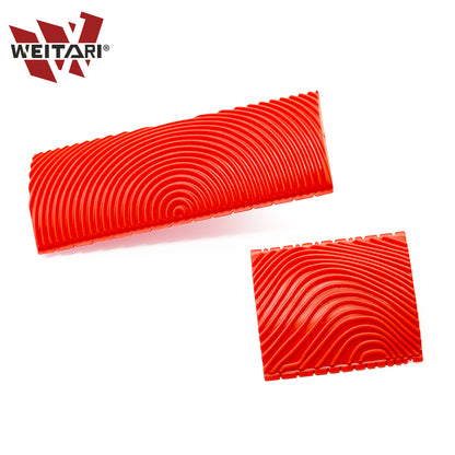 2 unids/set decoración arte grabado DIY cepillado rodillos de pintura