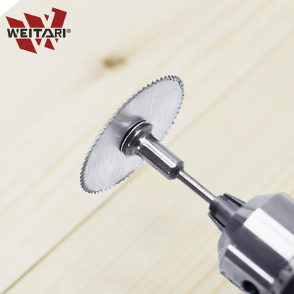 WEITARI 7pcs HSS Steel Circular Saw Blades Cutting Discs Cut-Off Wheel Blades Set for Rotary Tool