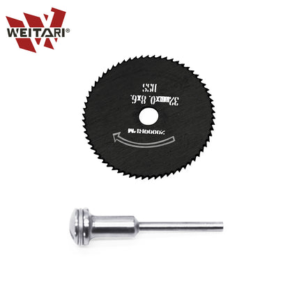 WEITARI 7pcs HSS Steel Circular Saw Blades Cutting Discs Cut-Off Wheel Blades Set for Rotary Tool