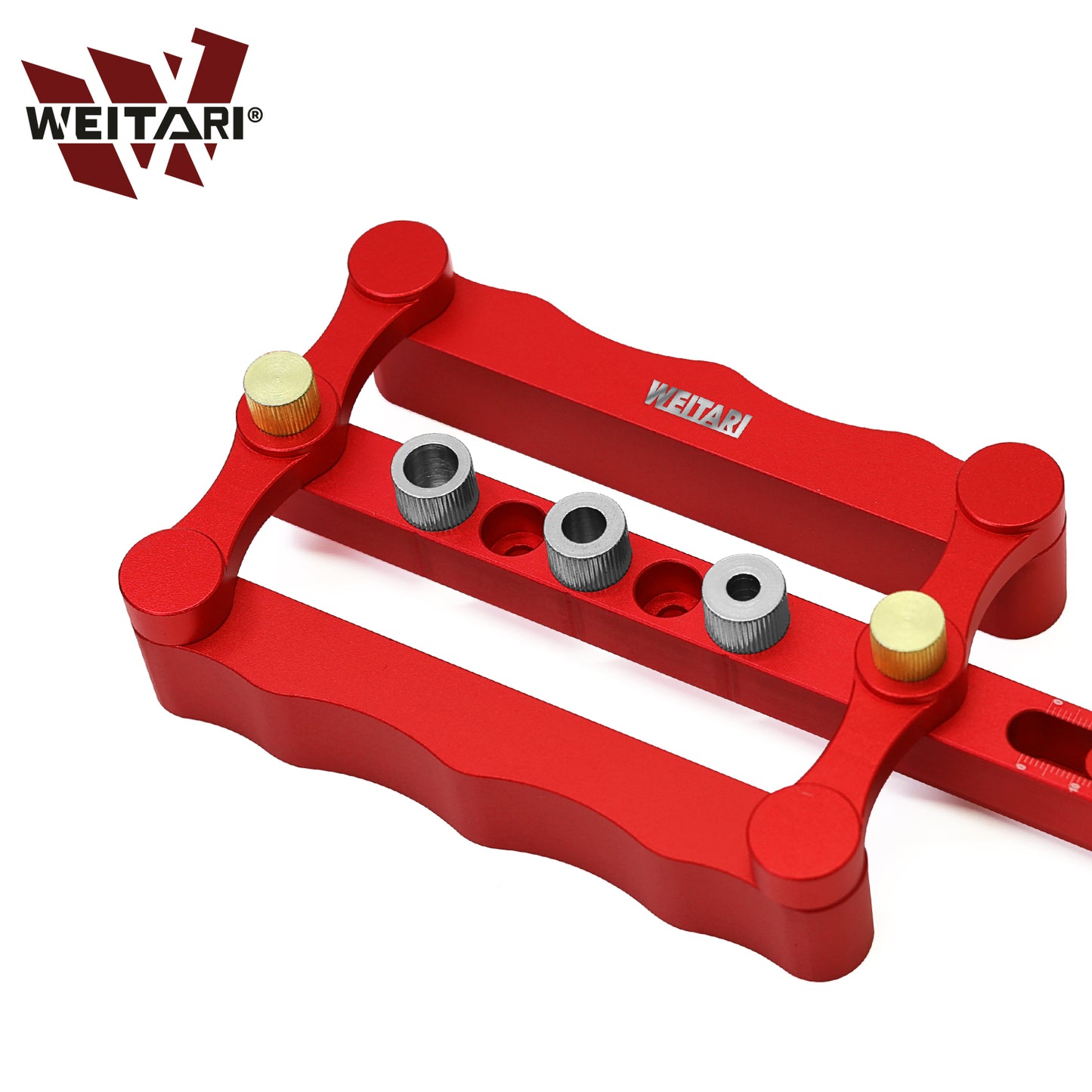 WEITARI® Self Centering Doweling Jig Punch Locator Dowel Jig Kit 1/4 3/8 5/16inch Drill Guide Sleeve Tool