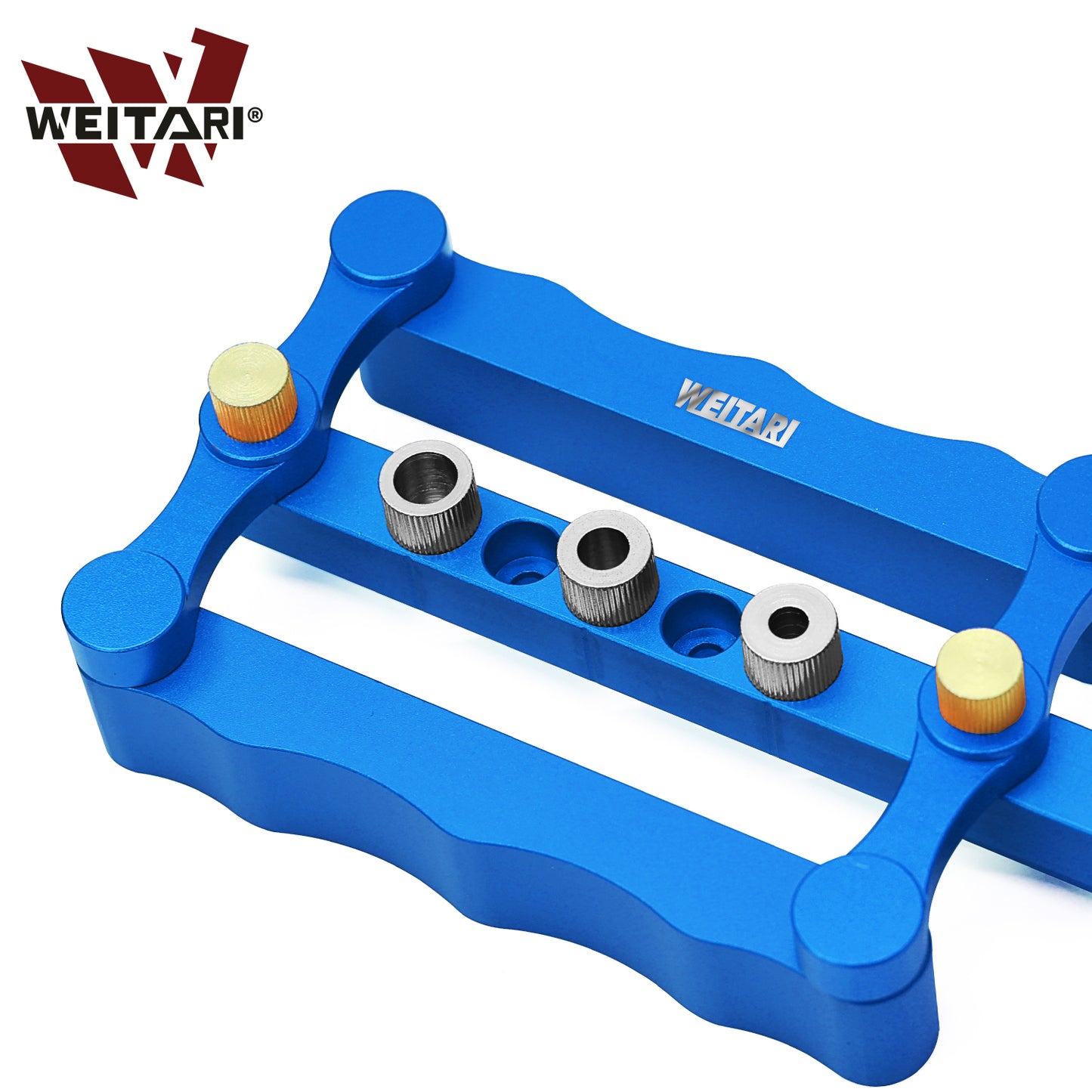 WEITARI® Self Centering Doweling Jig Punch Locator Dowel Jig Kit 1/4 3/8 5/16inch Drill Guide Sleeve Tool