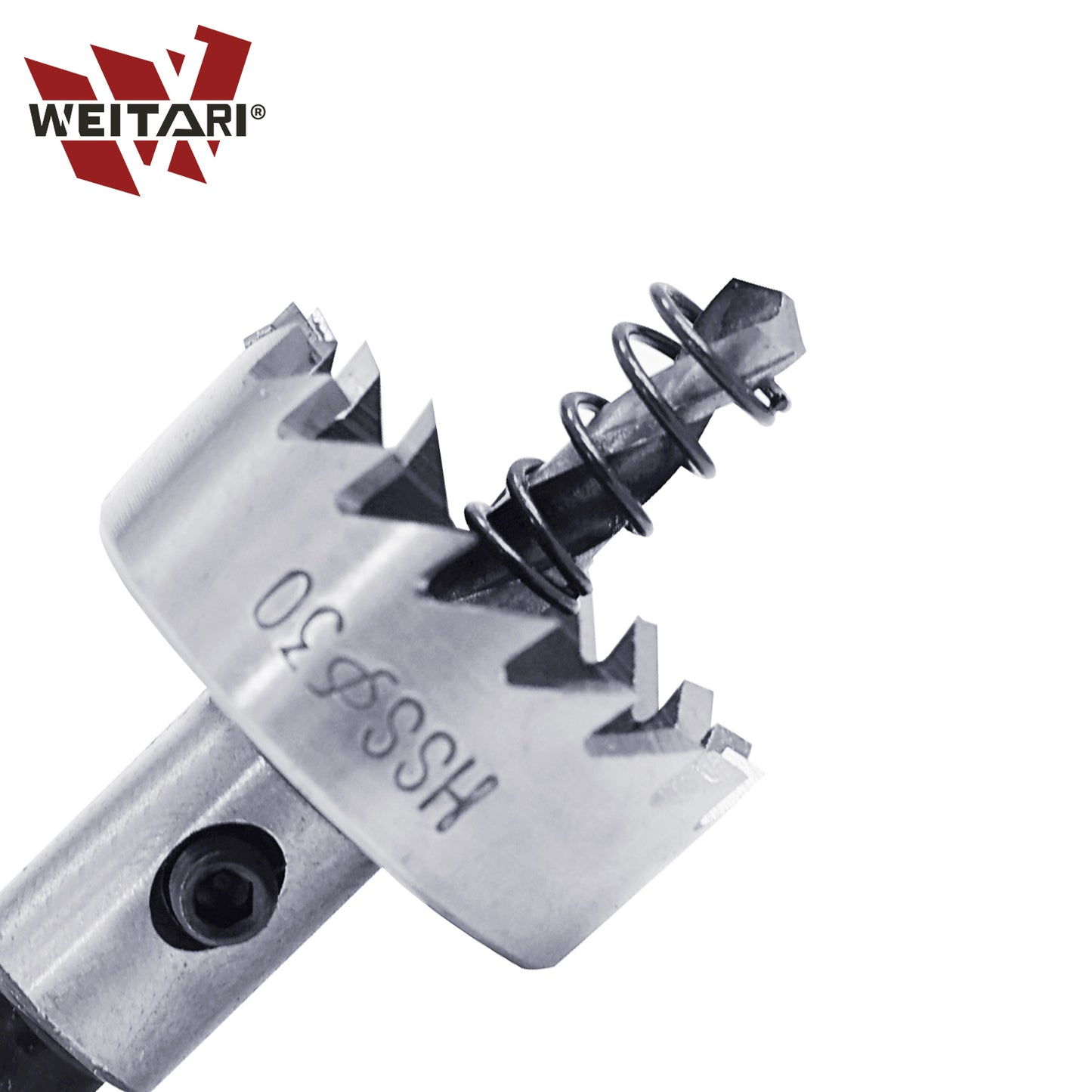 WEITARI 5Pcs HSS Hole Saw Cutter 16-30mm 5/8-Inch to 1-3/16 Inch, Drill Bits Set Heavy Duty Tool Kit for Stainless Steel, Aluminum Alloy, Plastic and Wood