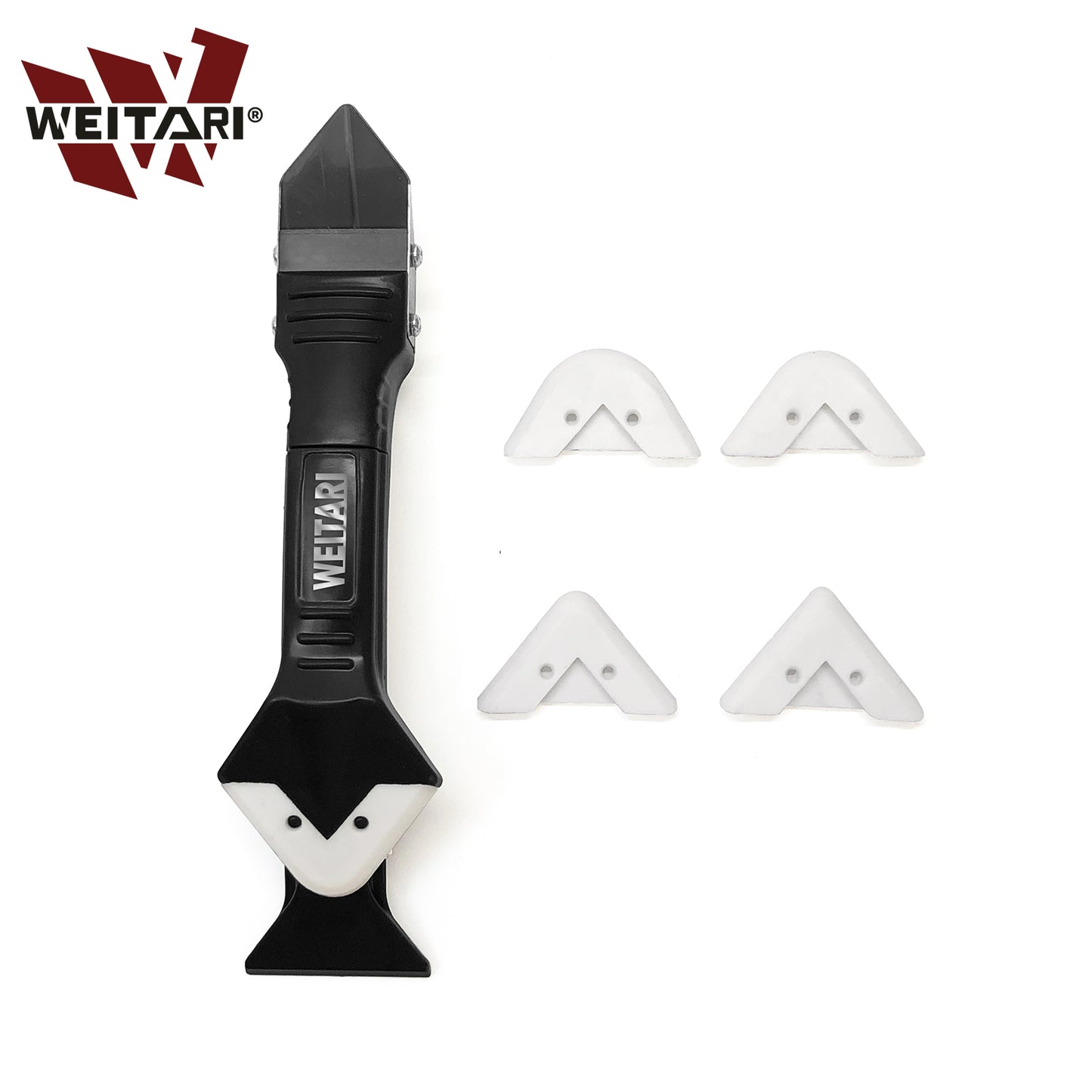 Herramienta de calafateo de silicona 3 en 1