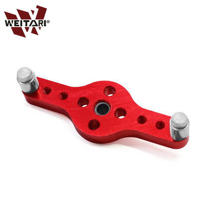 WEITARI® 6 10mm Vertical Self-Centering Drill Guide with Bushing Woodworking Drilling Locator Hole Puncher DIY Tool