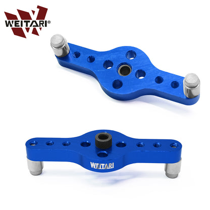 WEITARI® 6 10mm Vertical Self-Centering Drill Guide with Bushing Woodworking Drilling Locator Hole Puncher DIY Tool