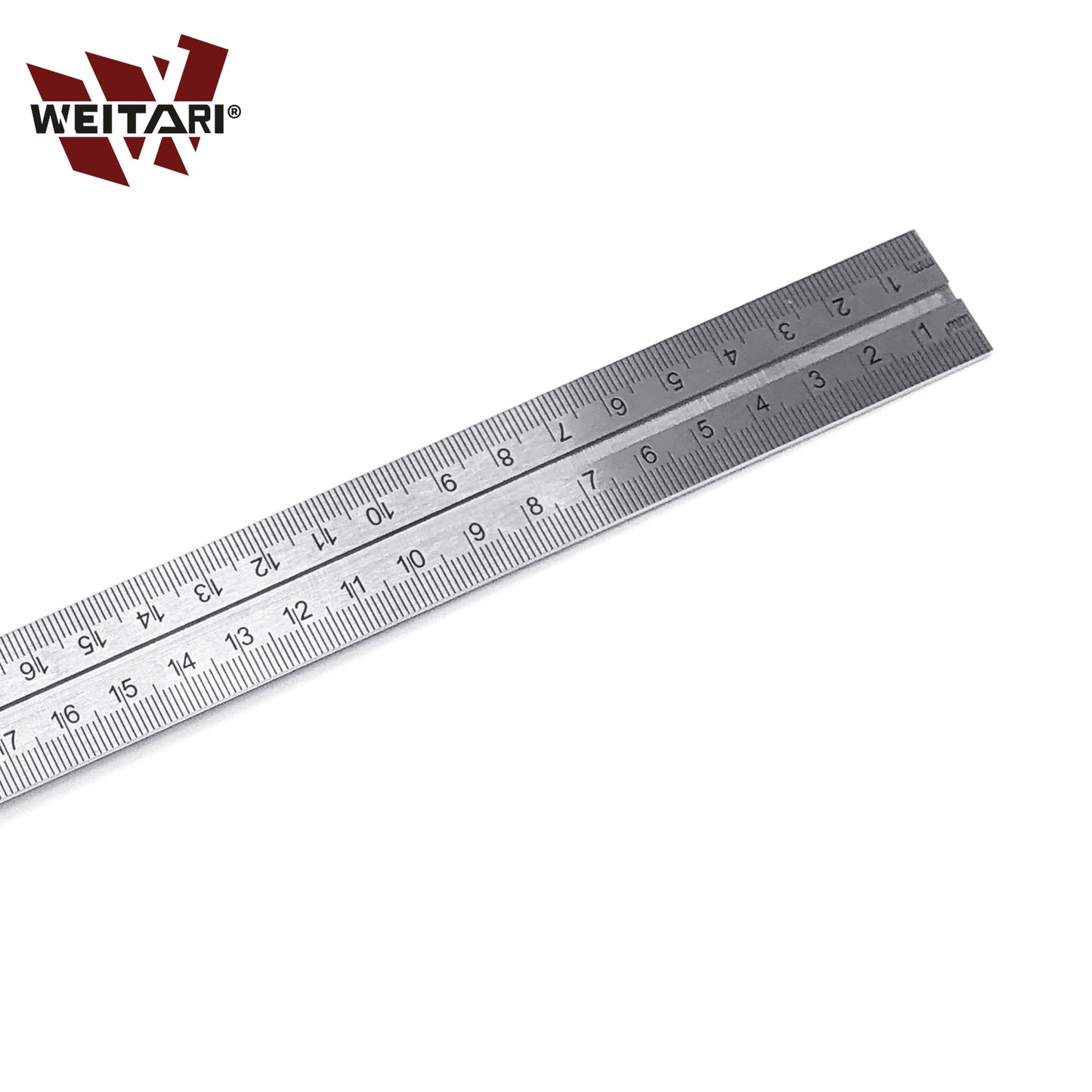 WEITARI® Square Head Right Angle Ruler 300mm/12" Precise Stainless Steel Adjustable Sliding Combination Square Set Right Angle Ruler Adjustable Leveled