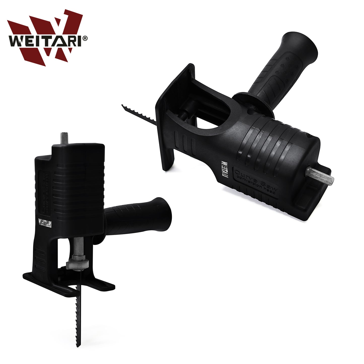 WEITARI® Electric Drill to Reciprocating Saw Adapter Chainsaw Conversion Head Saw Blades Handle Kit,Power Hand Saw Drill Attachment, Jig Saw Attachment,Drill Saw Attachment