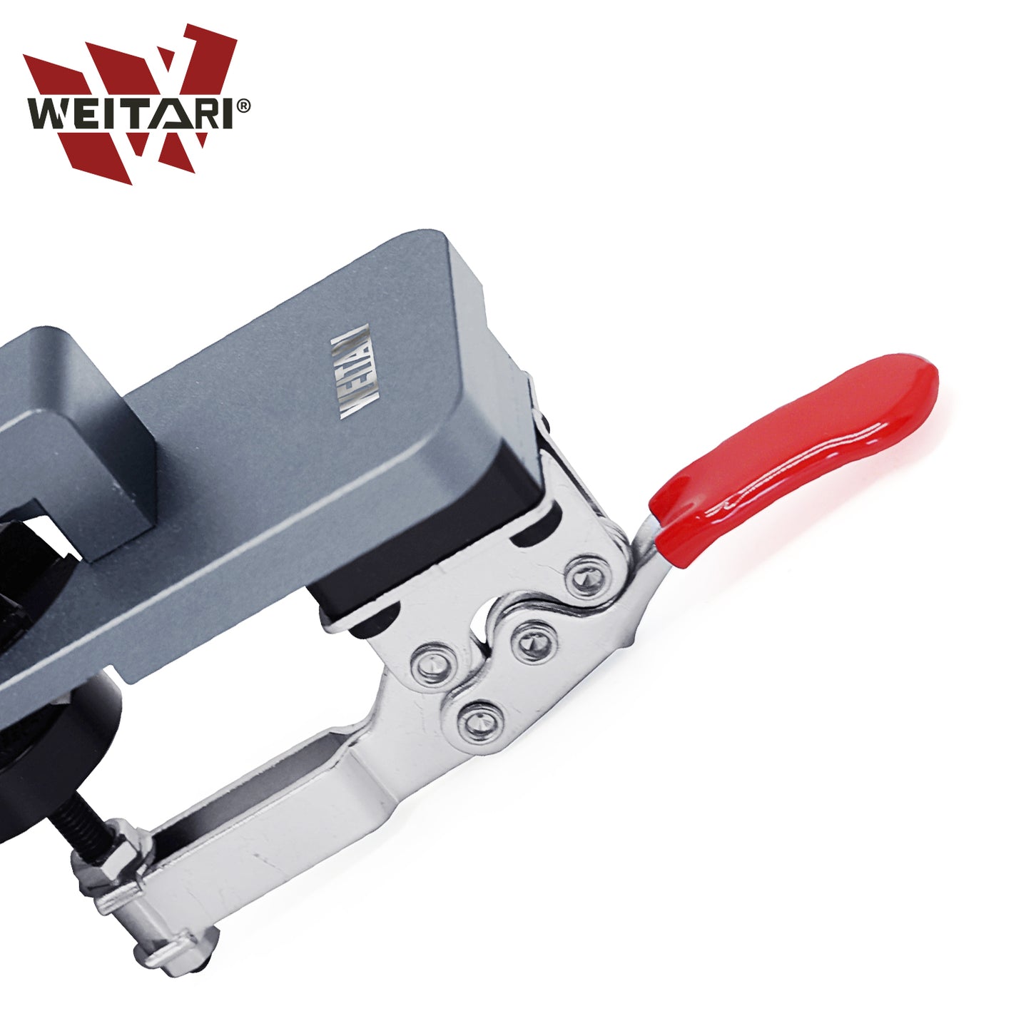WEITARI 35MM Concealed Hinge Jig, Aluminum Alloy Hinge Hole Drilling Jig Wood Puncher Locator Woodworking Tool Drilling for Door Cabinets Hinges Mounting