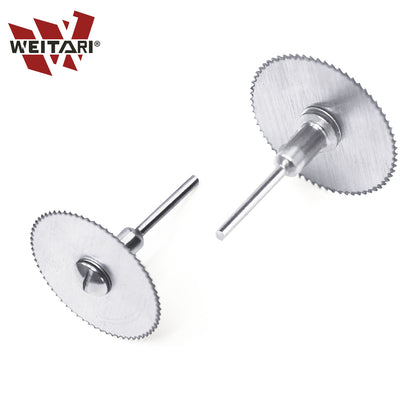 WEITARI 7pcs HSS Steel Circular Saw Blades Cutting Discs Cut-Off Wheel Blades Set for Rotary Tool