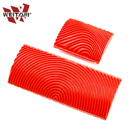 2 unids/set decoración arte grabado DIY cepillado rodillos de pintura