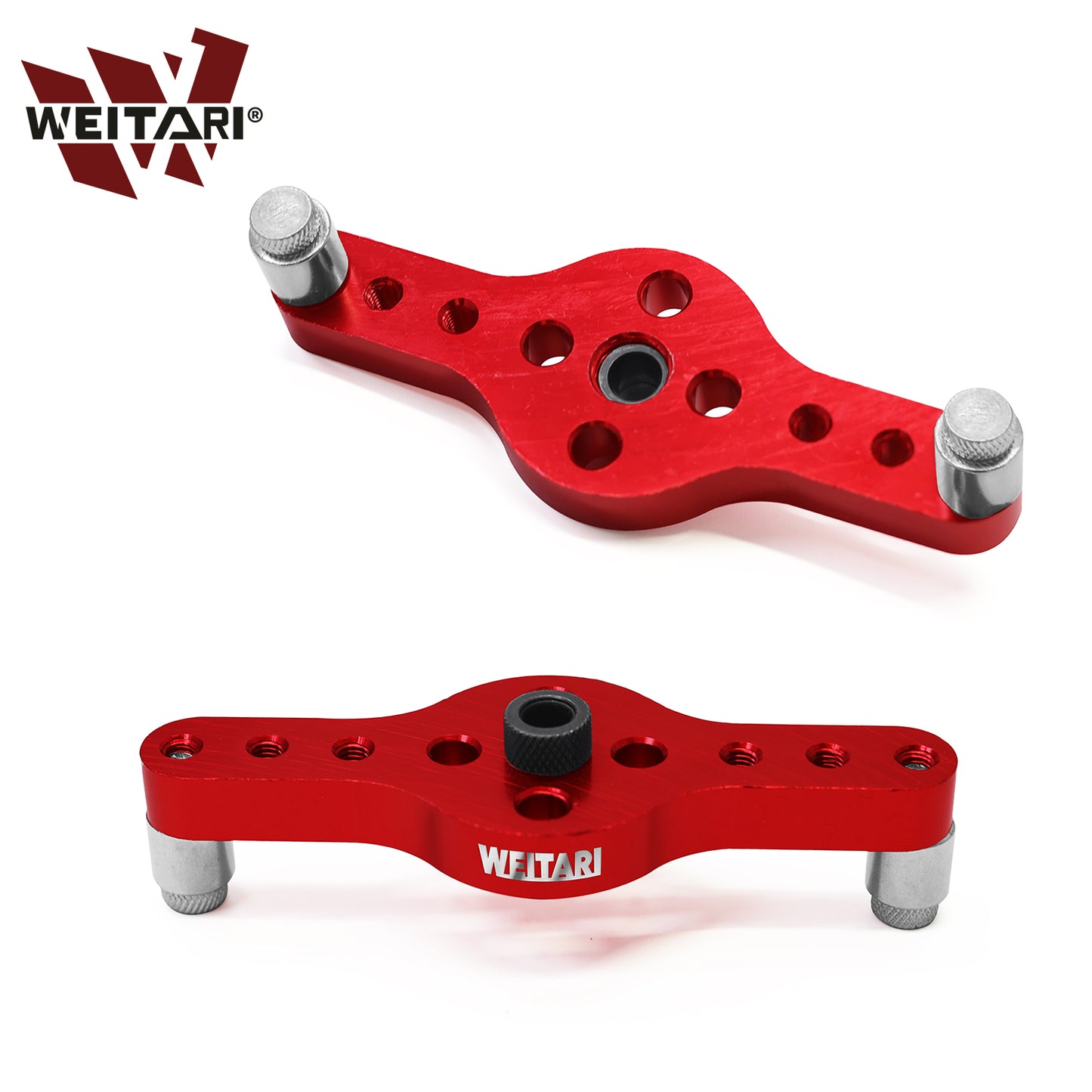 WEITARI® 6 10mm Vertical Self-Centering Drill Guide with Bushing Woodworking Drilling Locator Hole Puncher DIY Tool