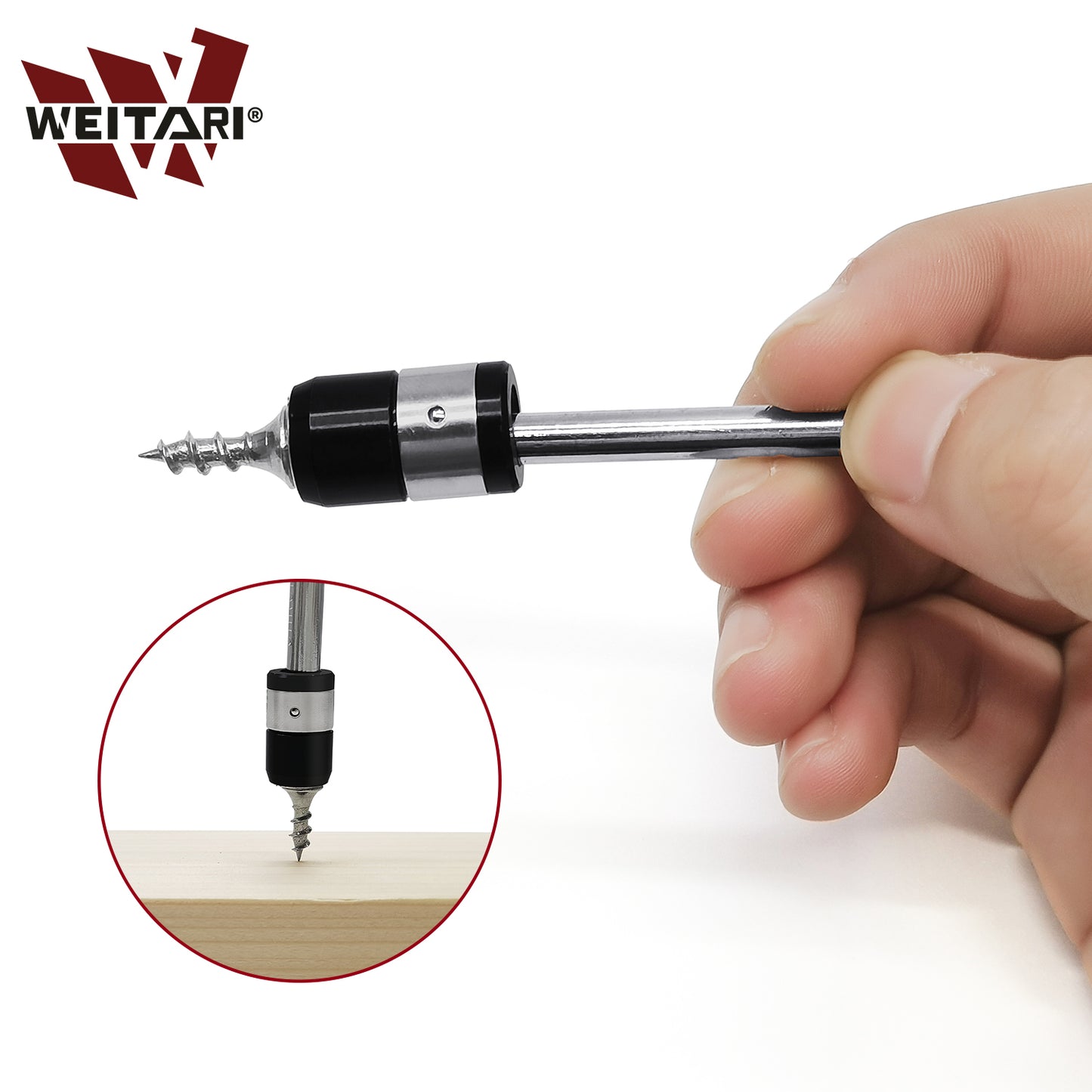 WEITARI® 3pcs Small Screws Magnetize Drivers, Universal 21mm Removable Magnetizer Ring Magnetic Steel Screwdriver Bit