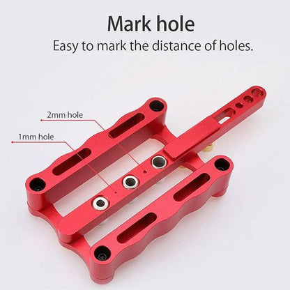 WEITARI® Self Centering Doweling Jig Punch Locator Dowel Jig Kit 1/4 3/8 5/16inch Drill Guide Sleeve Tool