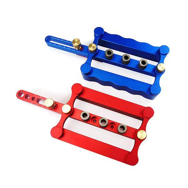 WEITARI® Self Centering Doweling Jig Punch Locator Dowel Jig Kit 1/4 3/8 5/16inch Drill Guide Sleeve Tool