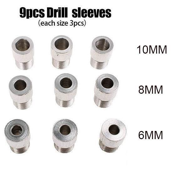 WEITARI® Self Centering Doweling Jig Punch Locator Dowel Jig Kit 1/4 3/8 5/16inch Drill Guide Sleeve Tool