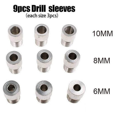 WEITARI® Self Centering Doweling Jig Punch Locator Dowel Jig Kit 1/4 3/8 5/16inch Drill Guide Sleeve Tool