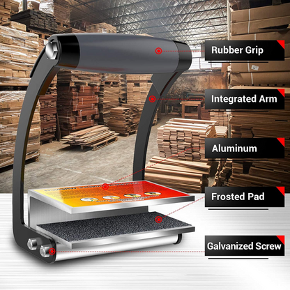 Elevador de panel de abrazadera de fácil agarre