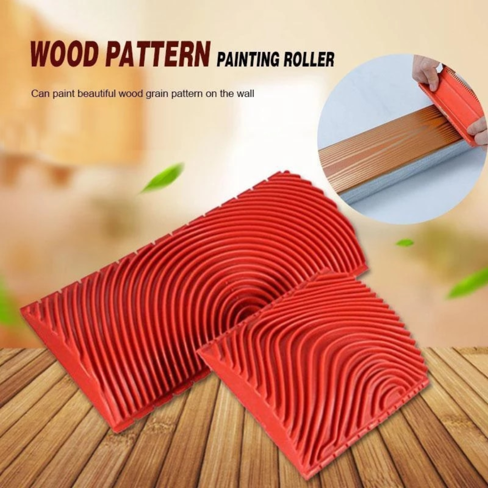 2 unids/set decoración arte grabado DIY cepillado rodillos de pintura