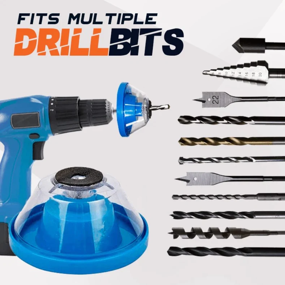 WEITARI® 2Pcs Drill Dust Collector,Drywall Dust Collector, Drill Dust Collector for Electric Hammer and Drill, Hole Saw Dust Bowl, Shockproof Dust Catcher with Sealing Cover & Anti-Skid Sponge