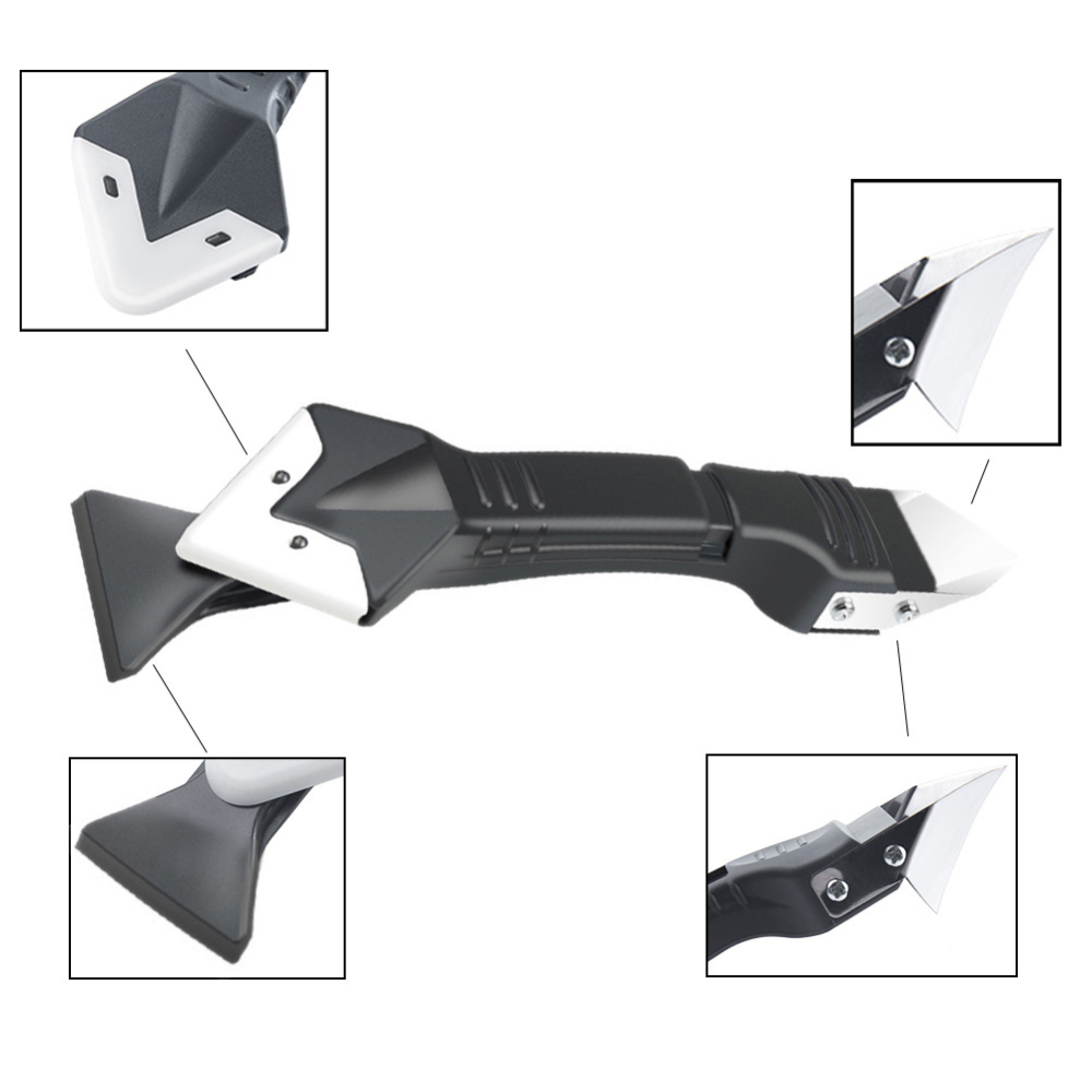 Herramienta de calafateo de silicona 3 en 1