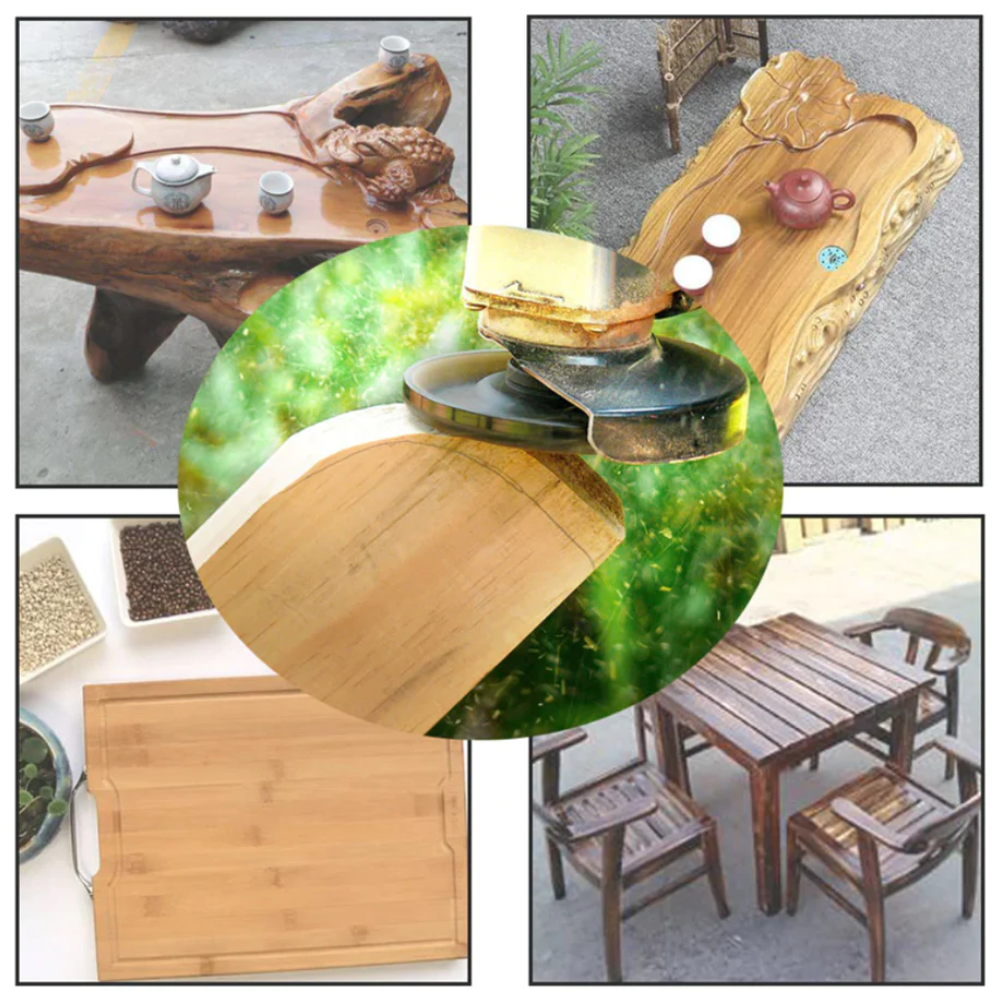 Disco de talla de madera de 6 dientes 