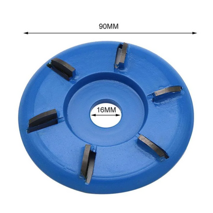 Disco de talla de madera de 6 dientes 