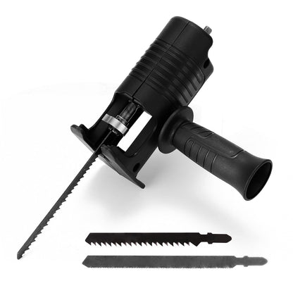 WEITARI® Electric Drill to Reciprocating Saw Adapter Chainsaw Conversion Head Saw Blades Handle Kit,Power Hand Saw Drill Attachment, Jig Saw Attachment,Drill Saw Attachment