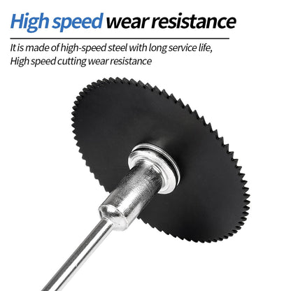 WEITARI 7pcs HSS Steel Circular Saw Blades Cutting Discs Cut-Off Wheel Blades Set for Rotary Tool