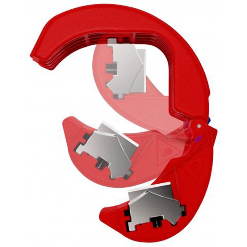 WEITARI® PVC pipe cutter tool Cutter for plastic pipes and sealing sleeves 20 – 50 mm