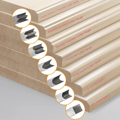 Cepilladora manual de bisel de 45 grados 