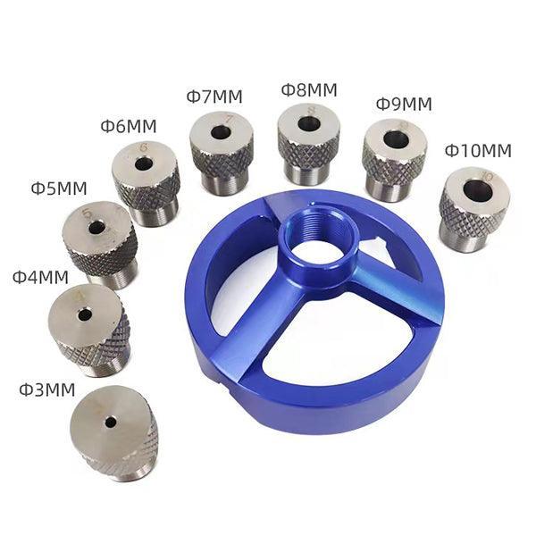 WEITARI® Drill Press Guide Jig,6/7/8/9/10mm Drill Bushings Vertical Hole Woodworking for Electric Power Hand Drill