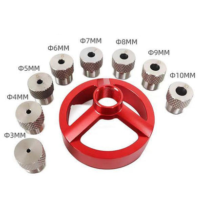 WEITARI® Drill Press Guide Jig,6/7/8/9/10mm Drill Bushings Vertical Hole Woodworking for Electric Power Hand Drill