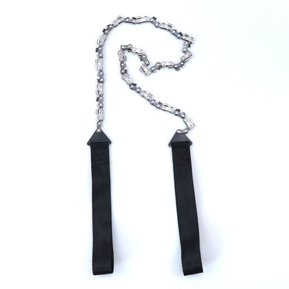 WEITARI® Pocket chainsaw 27 Inch with 33 Sharp Teeth Blades Hand Compact Saw Tools for Camping Hunting Tree Cutting Outdoor Survival Garden Work(27 inches -33teeth)