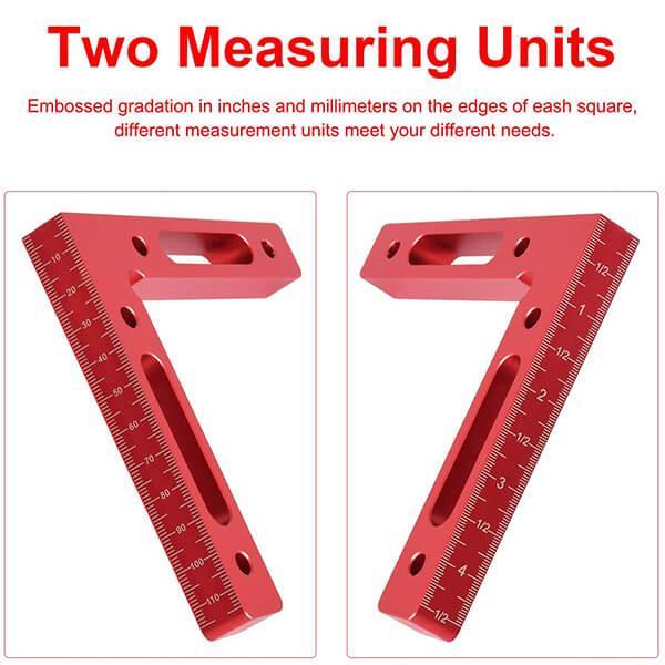 WEITARI® Precision Right Angle Positioning Squares Ruler Clamp