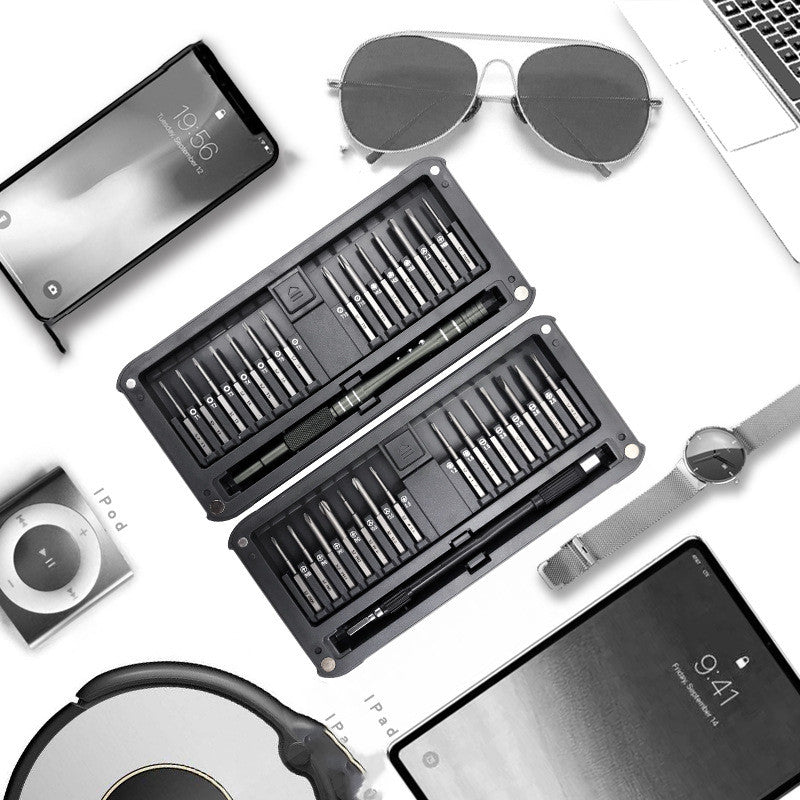 WEITARI Precision Screwdriver Set, 30 in 1 Mini Screwdriver, Screwdriver Bit Sets, Multifunction Precision Screwdriver Kit, Repair Tool Kit for Electronics, Computer, Eyeglass, Phone, Watch