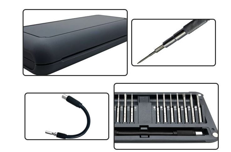 WEITARI Precision Screwdriver Set, 30 in 1 Mini Screwdriver, Screwdriver Bit Sets, Multifunction Precision Screwdriver Kit, Repair Tool Kit for Electronics, Computer, Eyeglass, Phone, Watch